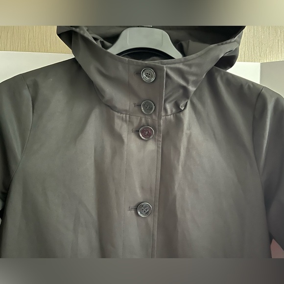 Calvin Klein Water and Wind Resistant Hooded Fully Lined A-Line Trench Coat - Picture 12 of 16